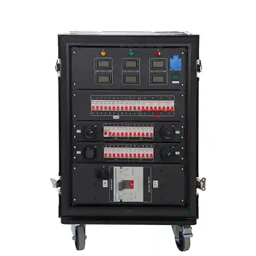 12-Channel 110V + 4-Channel 220V L14-30 Power Distribution Unit – 63A Input with 12x 110V Output and American Plug